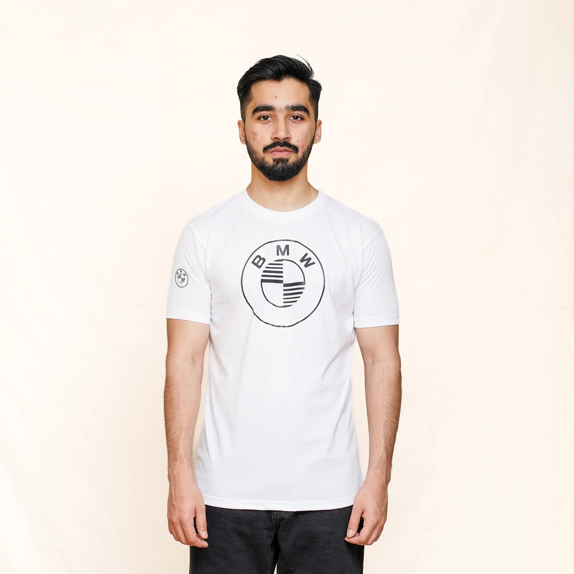BMW Lifestyle BMW Core Contrast Symbol T-shirt white and black