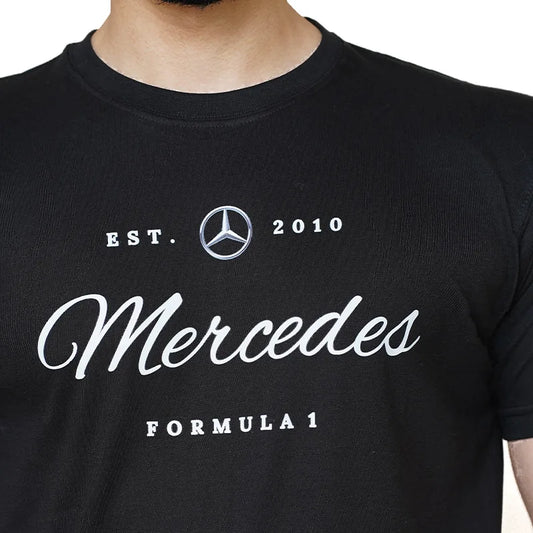 Mercedes Logo T-shirt Black | Mercedes-AMG F1 formula