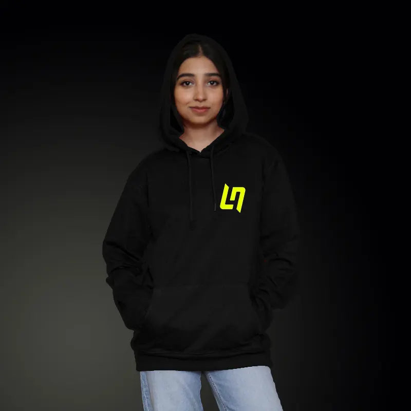 Lando Norris LN Logo Black Hoodie | Mclaren F1 Formula