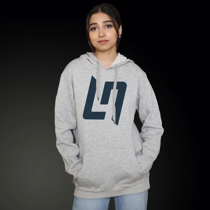 Lando Norris Logo Gray Hoodie | Mclaren F1 Formula