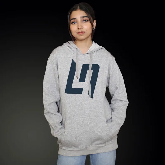 Lando Norris Logo Gray Hoodie | Mclaren F1 Formula