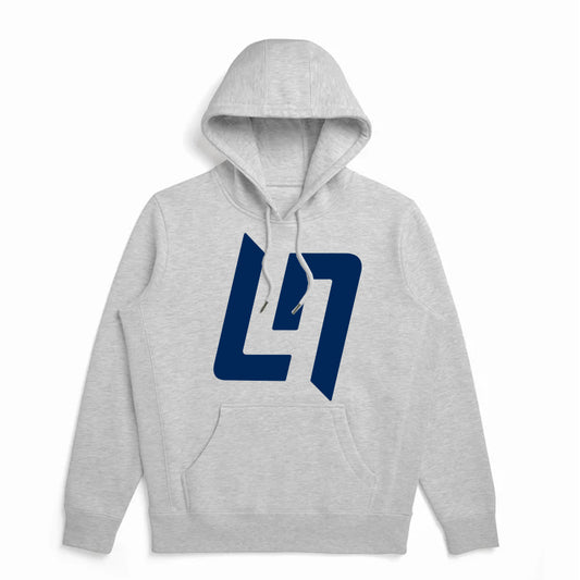 Lando Norris Logo Gray Hoodie | Mclaren F1 Formula