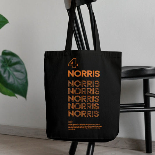 Lando Norris 44 Tote Bag - Mclaren F1 Formula