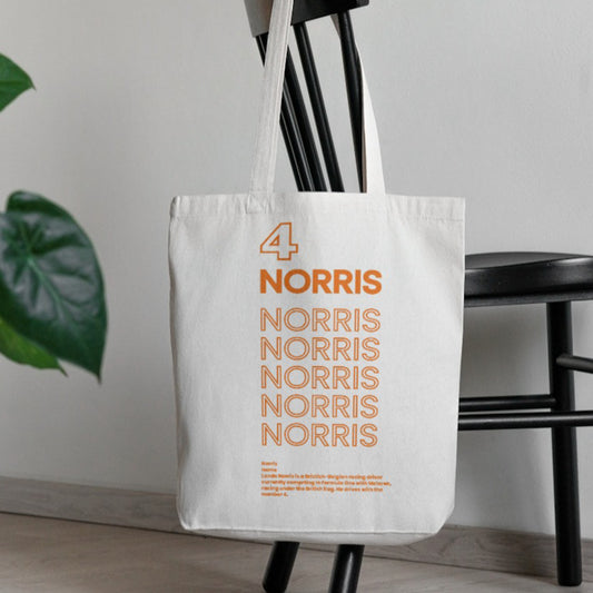 Lando Norris 44 Tote Bag - Mclaren F1 Formula