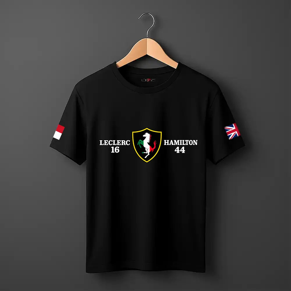Leclerc-_Hamilton with ferrari logo