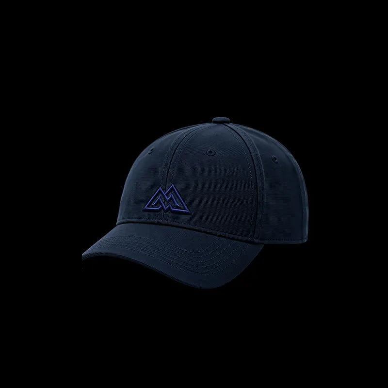 Navy blue baseball cap with embroidered mountain logo, Loopzs Pakistan