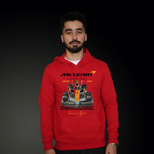 McLaren F1 Unisex Hoodie RED | 2024 | Export Quality
