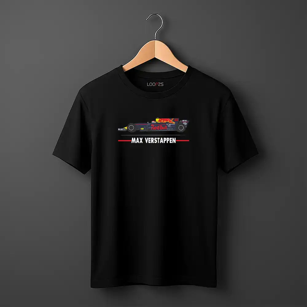 Max Verstappen Red Bull Racing car tee in black