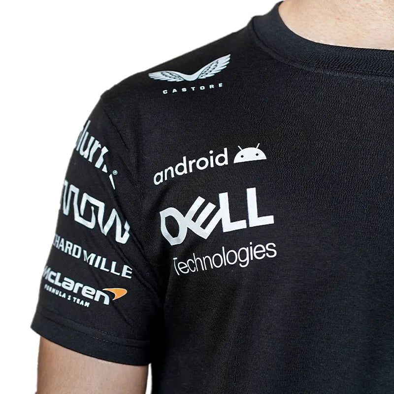 McLaren Formula 1  tee with dell and castrore branding