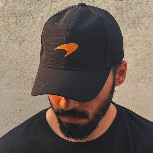 McLaren Logo cap 2025 – Official F1 Racing Black Hat - Loopzs