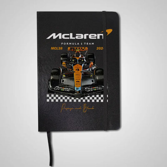 2024 Mclaren Racing Car F1 A5 Notebook | Mclaren F1 formula