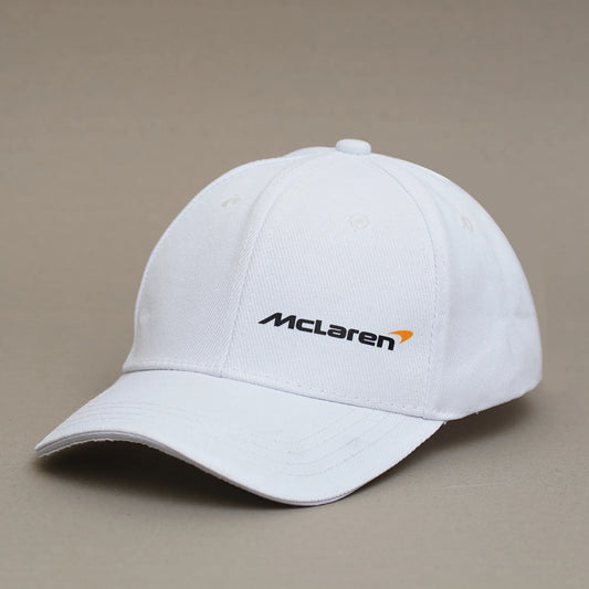 Mclaren Full Logo White Cap