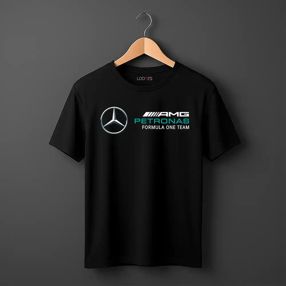 Mercedes AMG formula one team Tshirt in Black in Pakistan