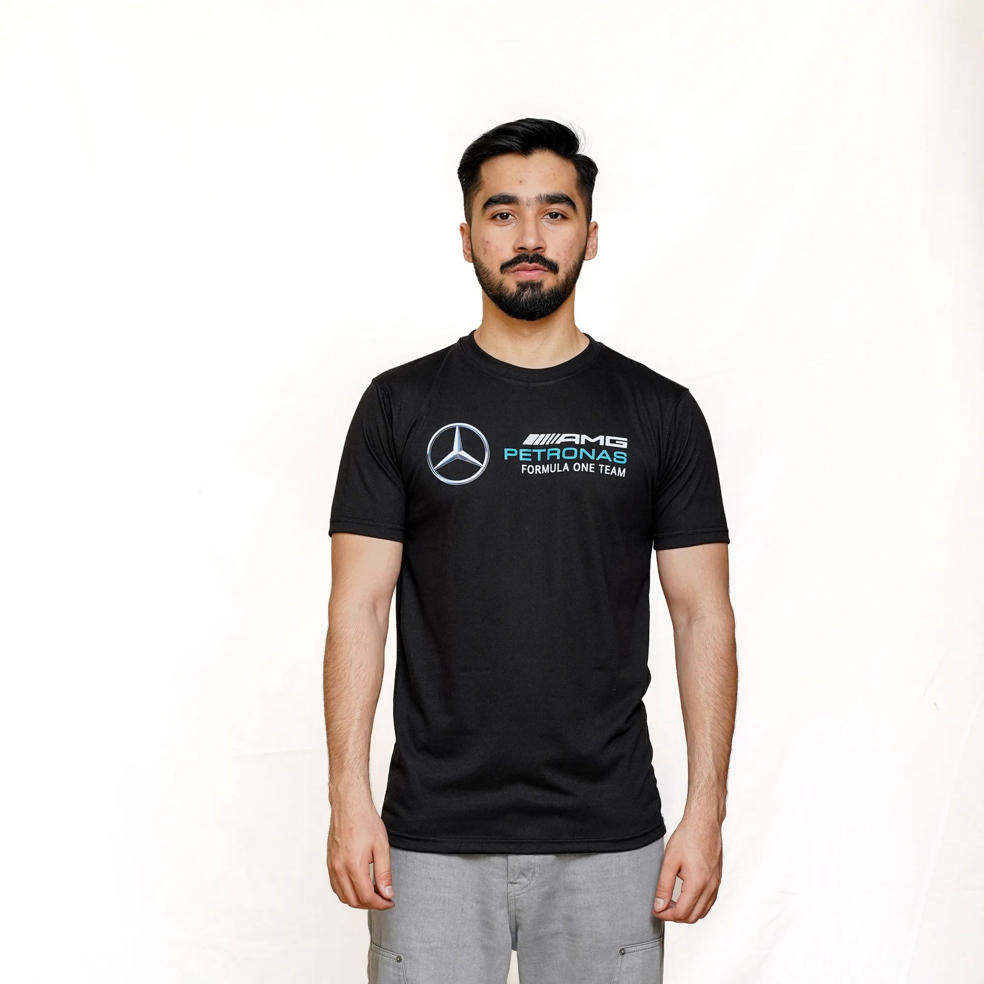 Mercedes AMG logo T shirt in Black