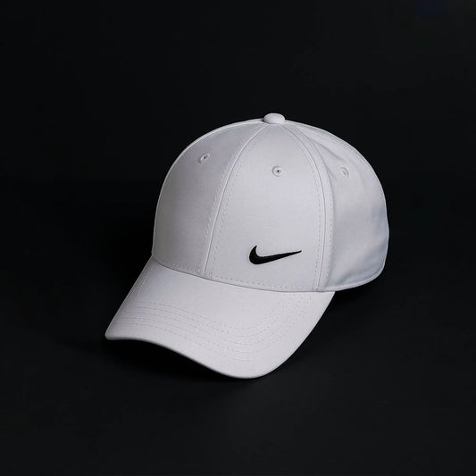 Nike embroidery Caps in White | Loopzs