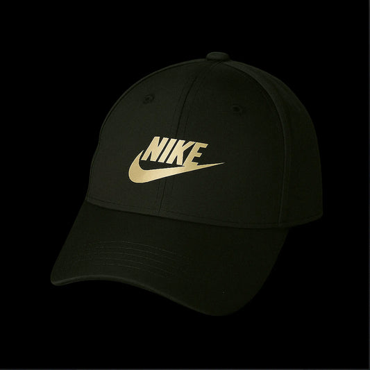 Nike full logo Caps in Black & Golden tick |  Loopzs