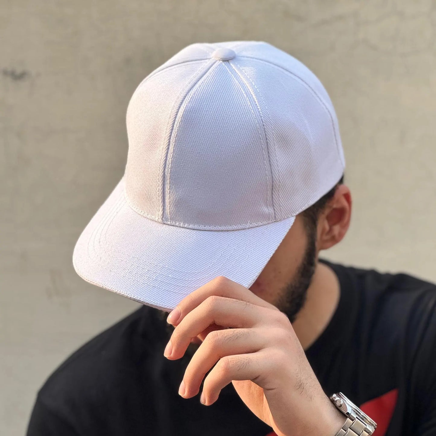 Plain Caps in White- 2025 – Loopzs