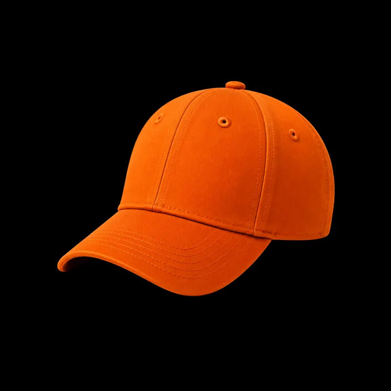 Plain Orange custom cap for bulk orders and customization in Pakistan
