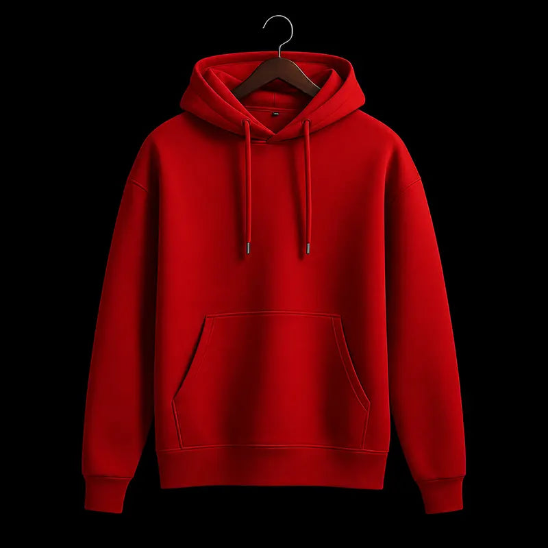 Plain Red hoodie for custom printing, branding and bulk orders in Pakistan