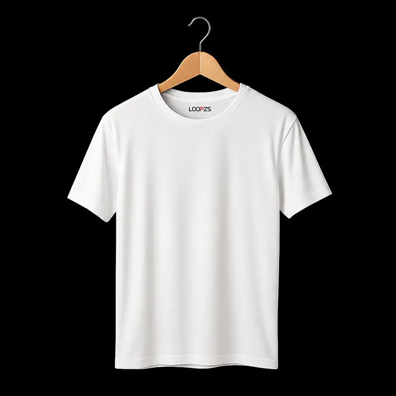Order custom white T-shirts in Pakistan from Loopzs. Customize with your logo, artwork or design. Ideal for bulk, wholesale, corporate, promotional, team and event orders.