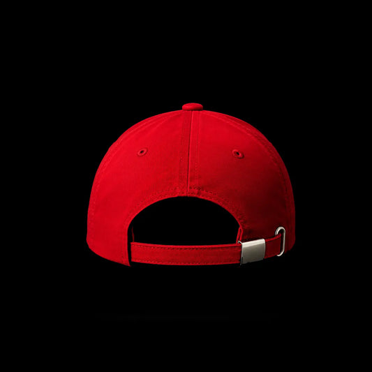Polo Cap in Red with Dark Embriodery