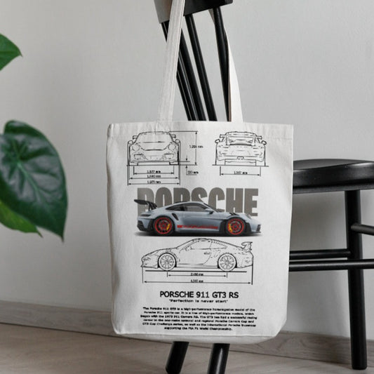 Porsche Racing Car White Tote Bag - Porsche F1 Formula