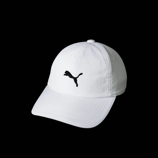 Puma embroidery Caps in White | Loopzs