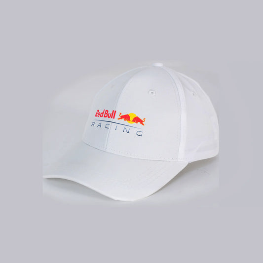 RB Caps in White- Red Bull Logo on Front- 2025 – The perfect pick for F1