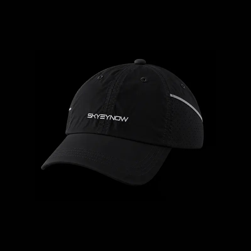 SKYEYNOW Parachute sports Black cap front side 