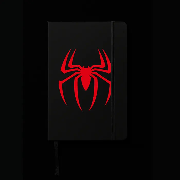 red Spider notebook black color base