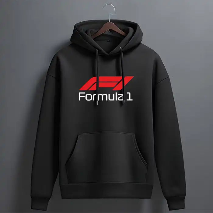 Formula 1 hoodie with kangroo pockets and hood.