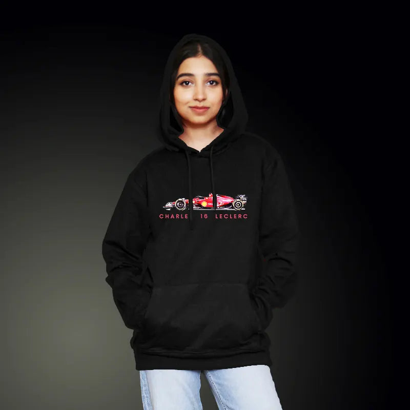 2024 Charles Leclerc Car Hoodie Front Design | Scuderia Ferrari F1