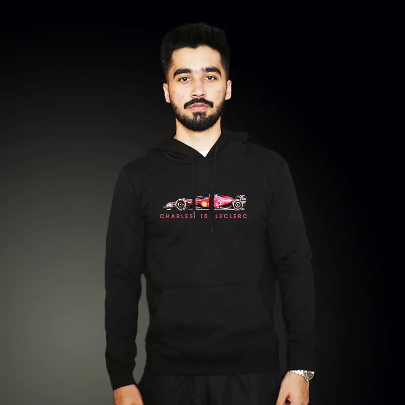 2024 Charles Leclerc Car Hoodie Front Design | Scuderia Ferrari F1