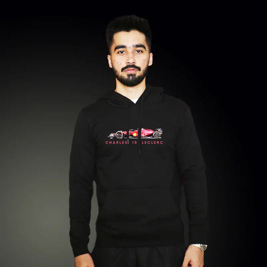 2024 Charles Leclerc Car Hoodie Front Design | Scuderia Ferrari F1