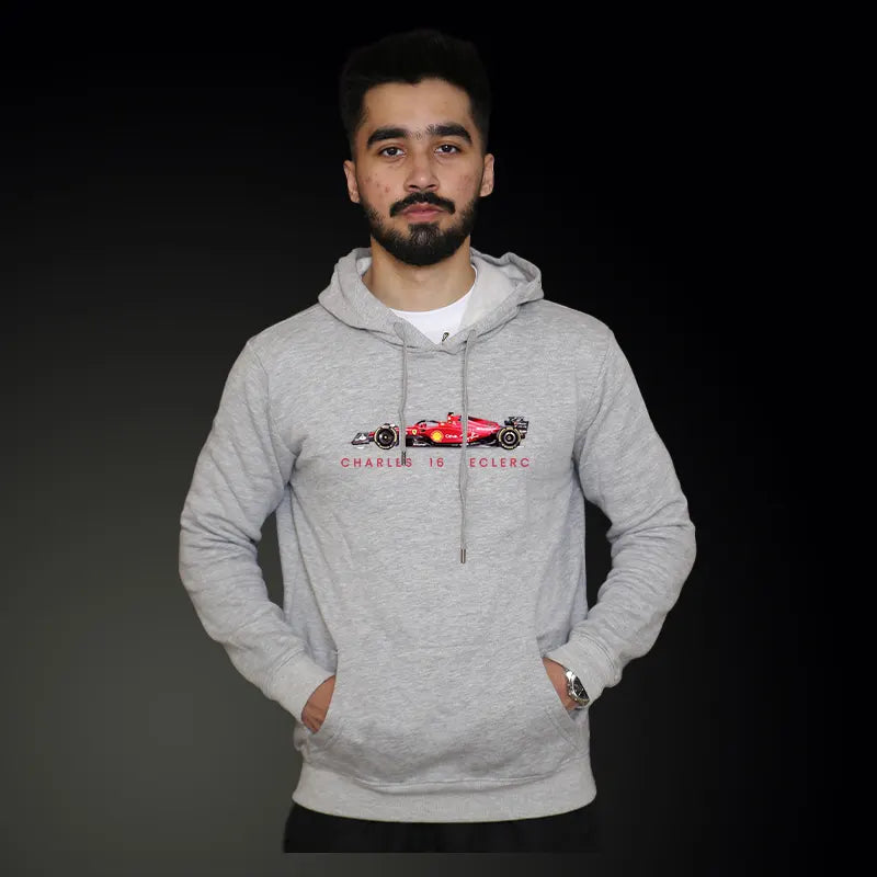 2024 Charles Leclerc Car Hoodie Front Design | Scuderia Ferrari F1