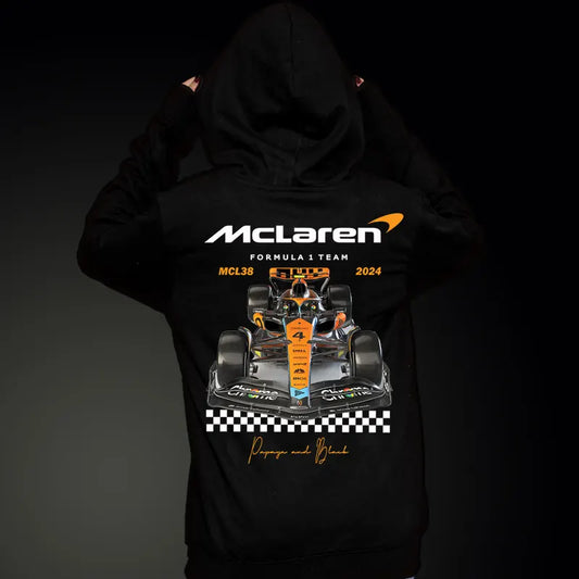 McLaren F1 Unisex Hoodie Black | Red | Gray | 2024 | Export Quality