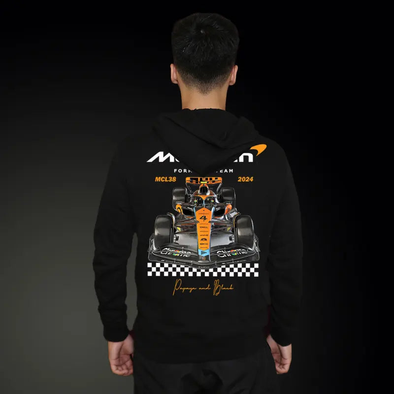 McLaren F1 Unisex Hoodie Black | Red | Gray | 2024 | Export Quality