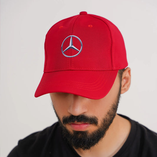 mercedes hat in red in Pakistan