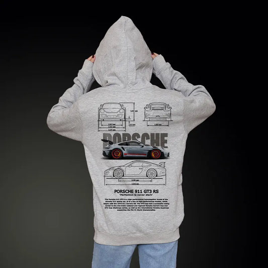 Unisex Team Gray Hoodie | Porsche 911 GT3