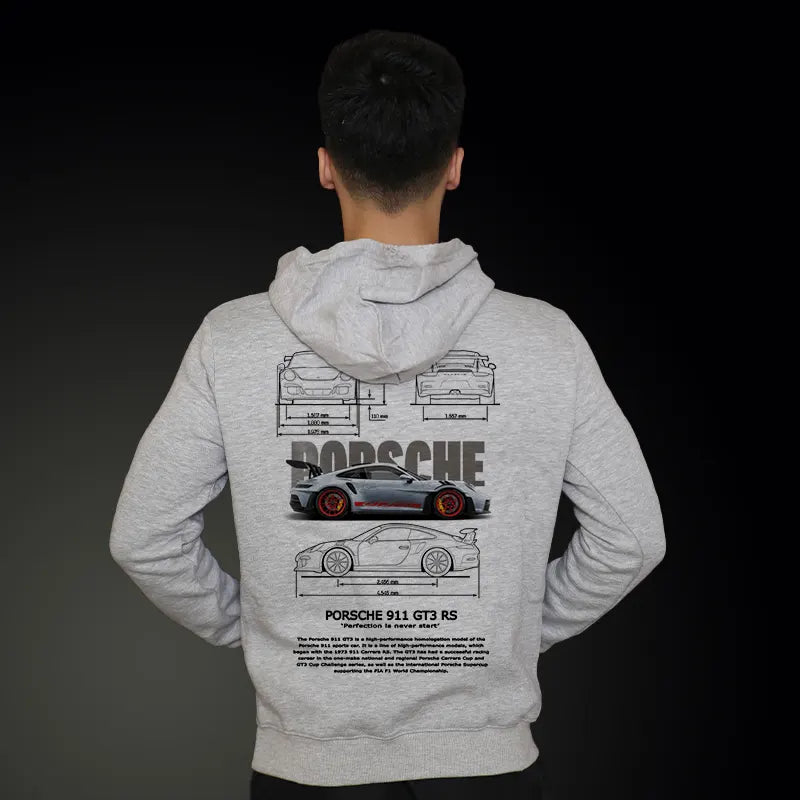 Unisex Team Gray Hoodie | Porsche 911 GT3