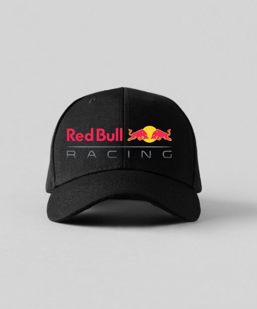 RB Caps in Black- Red Bull Logo on Front.